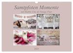 Samtpfoten Momente mit Shabby Chic & Vintage Flair (Wandkalender 2025 DIN A3 quer), CALVENDO Monatskalender