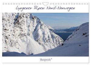 Lyngener Alpen Nord-Norwegen (Wandkalender 2025 DIN A4 quer), CALVENDO Monatskalender