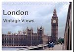 London - Vintage Views (Tischkalender 2025 DIN A5 quer), CALVENDO Monatskalender