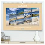 Amrum, inspirierende Landschaft (hochwertiger Premium Wandkalender 2025 DIN A2 quer), Kunstdruck in Hochglanz