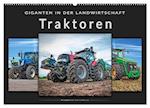 Traktoren - Giganten in der Landwirtschaft (Wandkalender 2025 DIN A2 quer), CALVENDO Monatskalender