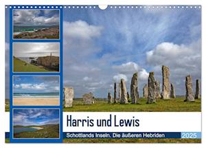 Harris und Lewis - Schottlands Inseln. Die äußeren Hebriden (Wandkalender 2025 DIN A3 quer), CALVENDO Monatskalender