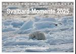 Svalbard-Momente (Tischkalender 2025 DIN A5 quer), CALVENDO Monatskalender