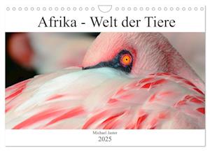 Afrika - Welt der Tiere (Wandkalender 2025 DIN A4 quer), CALVENDO Monatskalender