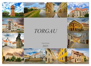 Torgau Impressionen (Wandkalender 2025 DIN A2 quer), CALVENDO Monatskalender