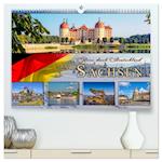 Reise durch Deutschland - Sachsen (hochwertiger Premium Wandkalender 2025 DIN A2 quer), Kunstdruck in Hochglanz