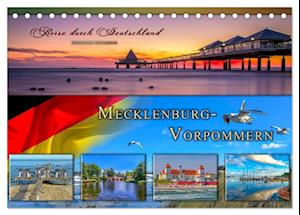 Reise durch Deutschland - Mecklenburg-Vorpommern (Tischkalender 2025 DIN A5 quer), CALVENDO Monatskalender