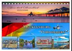 Reise durch Deutschland - Mecklenburg-Vorpommern (Tischkalender 2025 DIN A5 quer), CALVENDO Monatskalender