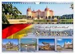 Reise durch Deutschland - Sachsen (Wandkalender 2025 DIN A4 quer), CALVENDO Monatskalender