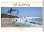 Sri Lanka Das Wunder Asiens (Tischkalender 2025 DIN A5 quer), CALVENDO Monatskalender