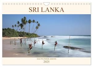 Sri Lanka Das Wunder Asiens (Wandkalender 2025 DIN A4 quer), CALVENDO Monatskalender