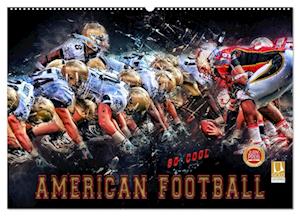 American Football - so cool (Wandkalender 2025 DIN A2 quer), CALVENDO Monatskalender