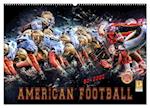 American Football - so cool (Wandkalender 2025 DIN A2 quer), CALVENDO Monatskalender