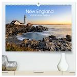 New England - Vielfalt einer Region (hochwertiger Premium Wandkalender 2025 DIN A2 quer), Kunstdruck in Hochglanz