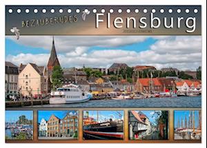 Bezauberndes Flensburg (Tischkalender 2025 DIN A5 quer), CALVENDO Monatskalender