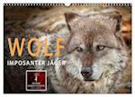 Wolf - Imposanter Jäger (Wandkalender 2025 DIN A3 quer), CALVENDO Monatskalender