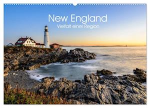 New England - Vielfalt einer Region (Wandkalender 2025 DIN A2 quer), CALVENDO Monatskalender