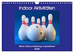 Indoor Aktivitäten. Billard, Darts und Bowling. Impressionen (Wandkalender 2025 DIN A4 quer), CALVENDO Monatskalender