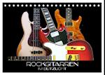 Rockgitarren im Blitzlicht (Tischkalender 2025 DIN A5 quer), CALVENDO Monatskalender