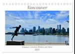 Vancouver - Träumen zwischen Wolken und Meer (Tischkalender 2025 DIN A5 quer), CALVENDO Monatskalender