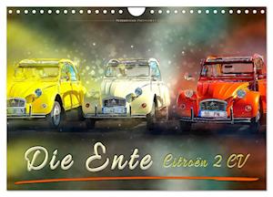 Die Ente - Citroën 2CV (Wandkalender 2025 DIN A4 quer), CALVENDO Monatskalender