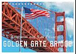 Golden Gate Bridge - Synonym für San Francisco (Tischkalender 2025 DIN A5 quer), CALVENDO Monatskalender