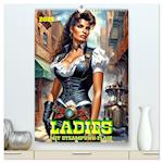 Ladies mit Steampunk-Flair (hochwertiger Premium Wandkalender 2025 DIN A2 hoch), Kunstdruck in Hochglanz