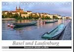 Basel und Laufenburg - Romantische Altstädte am Rhein (Tischkalender 2025 DIN A5 quer), CALVENDO Monatskalender