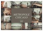 Metropole Chicago (Wandkalender 2025 DIN A2 quer), CALVENDO Monatskalender