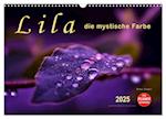 Lila - die mystische Farbe (Wandkalender 2025 DIN A3 quer), CALVENDO Monatskalender