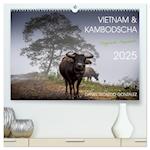 Vietnam und Kambodscha - Magische Momente. (hochwertiger Premium Wandkalender 2025 DIN A2 quer), Kunstdruck in Hochglanz