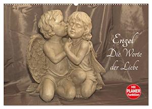 Engel - Die Worte der Liebe (Wandkalender 2025 DIN A2 quer), CALVENDO Monatskalender