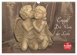 Engel - Die Worte der Liebe (Wandkalender 2025 DIN A3 quer), CALVENDO Monatskalender