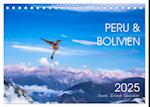 Peru und Bolivien - Traumlandschaften (Tischkalender 2025 DIN A5 quer), CALVENDO Monatskalender