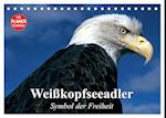 Weißkopfseeadler. Symbol der Freiheit (Tischkalender 2025 DIN A5 quer), CALVENDO Monatskalender