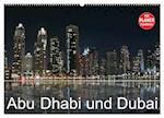 Abu Dhabi und Dubai (Wandkalender 2025 DIN A2 quer), CALVENDO Monatskalender