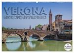 VERONA Historisches Stadtherz (Wandkalender 2025 DIN A2 quer), CALVENDO Monatskalender