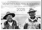 Menschen aus Peru und Bolivien (Tischkalender 2025 DIN A5 quer), CALVENDO Monatskalender