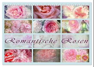 Romantische Rosen (Tischkalender 2025 DIN A5 quer), CALVENDO Monatskalender