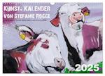 Kunst-Kalender von Stefanie Rogge (Wandkalender 2025 DIN A3 quer), CALVENDO Monatskalender