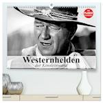 Westernhelden der Kinoleinwand (hochwertiger Premium Wandkalender 2025 DIN A2 quer), Kunstdruck in Hochglanz