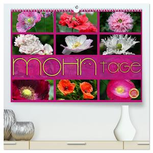 Mohn Tage (hochwertiger Premium Wandkalender 2025 DIN A2 quer), Kunstdruck in Hochglanz