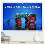 Trecker - Oldtimer (hochwertiger Premium Wandkalender 2025 DIN A2 quer), Kunstdruck in Hochglanz