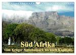 Süd Afrika - vom Krüger Nationalpark bis nach Kapstadt (Wandkalender 2025 DIN A4 quer), CALVENDO Monatskalender