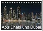 Abu Dhabi und Dubai (Tischkalender 2025 DIN A5 quer), CALVENDO Monatskalender