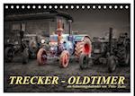 Trecker - Oldtimer / Geburtstagskalender (Tischkalender 2025 DIN A5 quer), CALVENDO Monatskalender