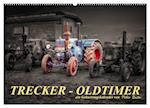 Trecker - Oldtimer / Geburtstagskalender (Wandkalender 2025 DIN A2 quer), CALVENDO Monatskalender