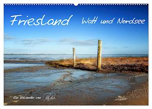 Friesland - Watt und Nordsee / CH-Version (Wandkalender 2025 DIN A2 quer), CALVENDO Monatskalender