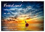 Friesland - verzauberte Landschaft an der Nordsee / CH-Version (Wandkalender 2025 DIN A2 quer), CALVENDO Monatskalender