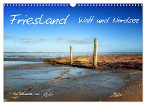 Friesland - Watt und Nordsee / CH-Version (Wandkalender 2025 DIN A3 quer), CALVENDO Monatskalender